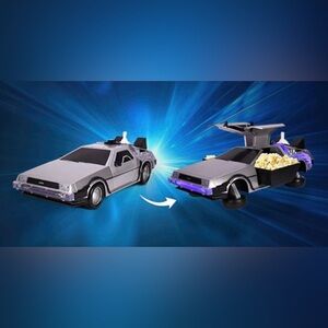 Back to the Future Delorean Popcorn Bucket 40th Anniversary New LIGHT-UP